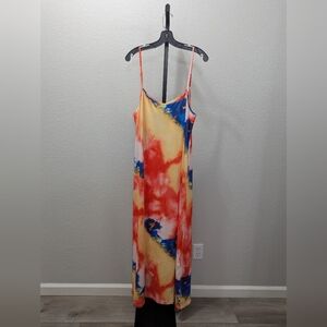 3/$14 NWOT Colorful Tie-Dye Maxi Dress
